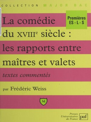 cover image of La comédie du XVIIIe siècle